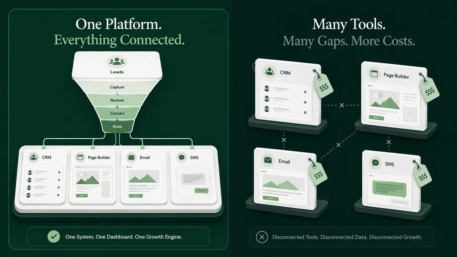 Illustration for 3. GoHighLevel: The Ultimate Funnel and Automation Builder on a Budget