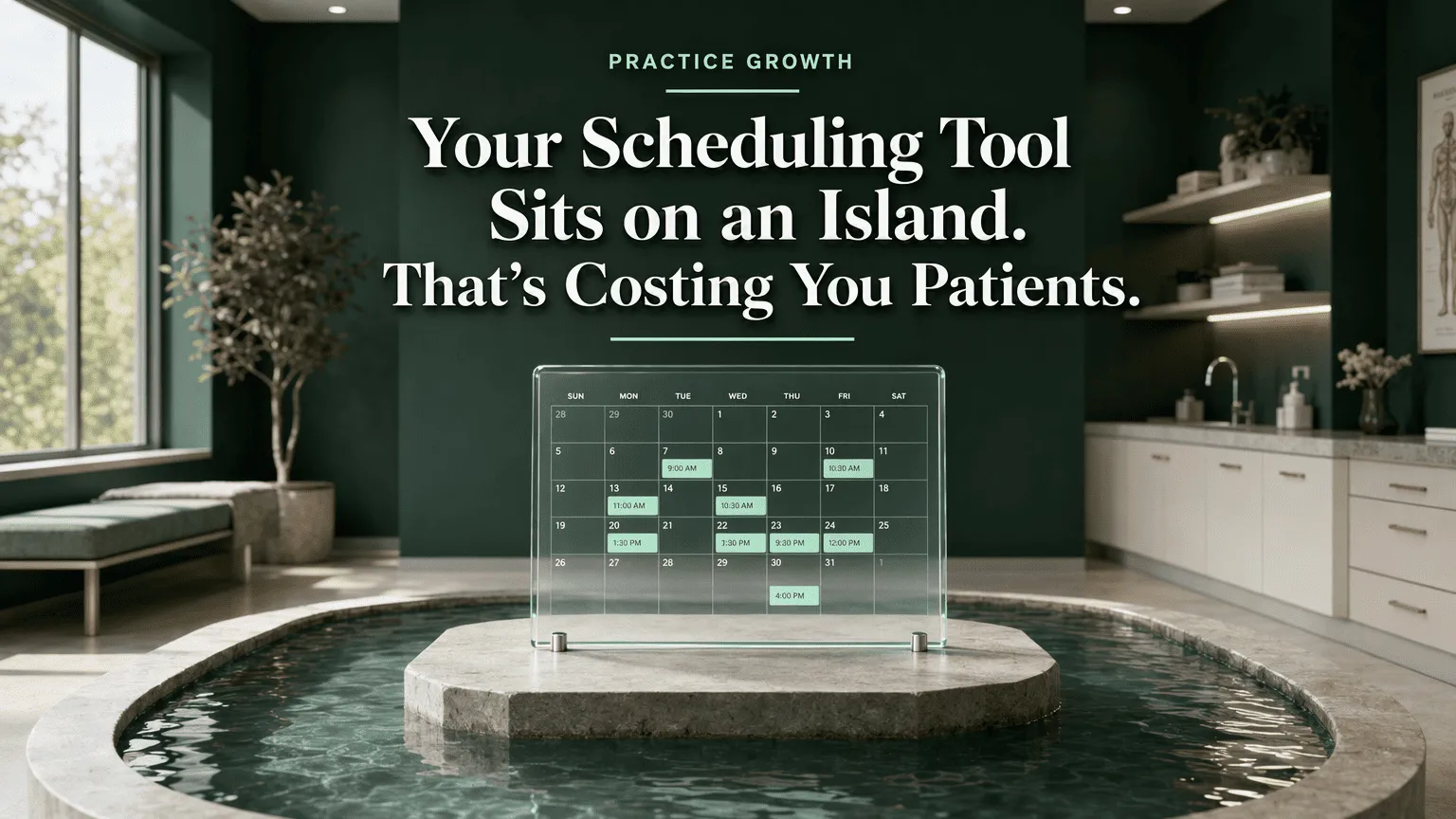 Your Scheduling Tool Sits on an Island.