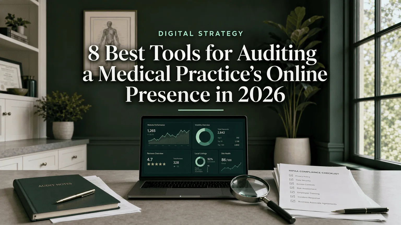 8 Best Tools for Auditing a Medical Practice’s Online
