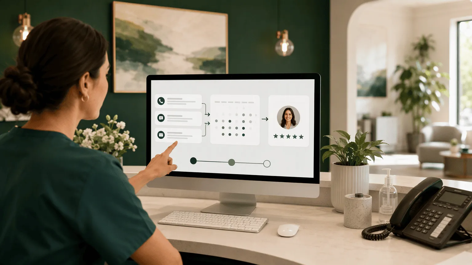 Illustration for 3. Weave: Communication-First Platform Bridging Patient Scheduling and Google Review Generation