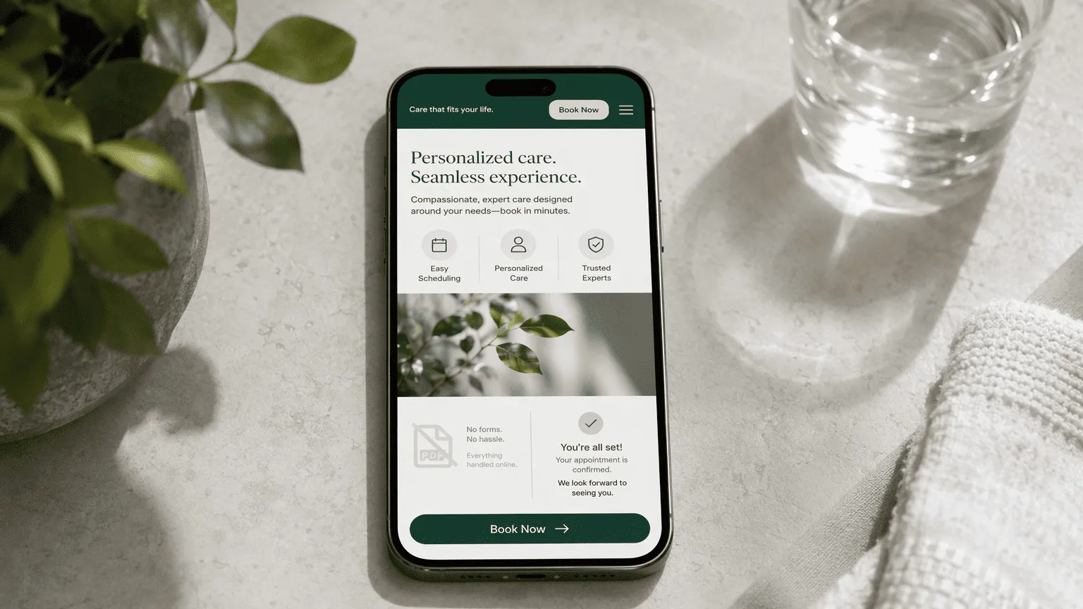 Illustration for Step 7: Optimize Your Website for One-Tap Mobile Appointments