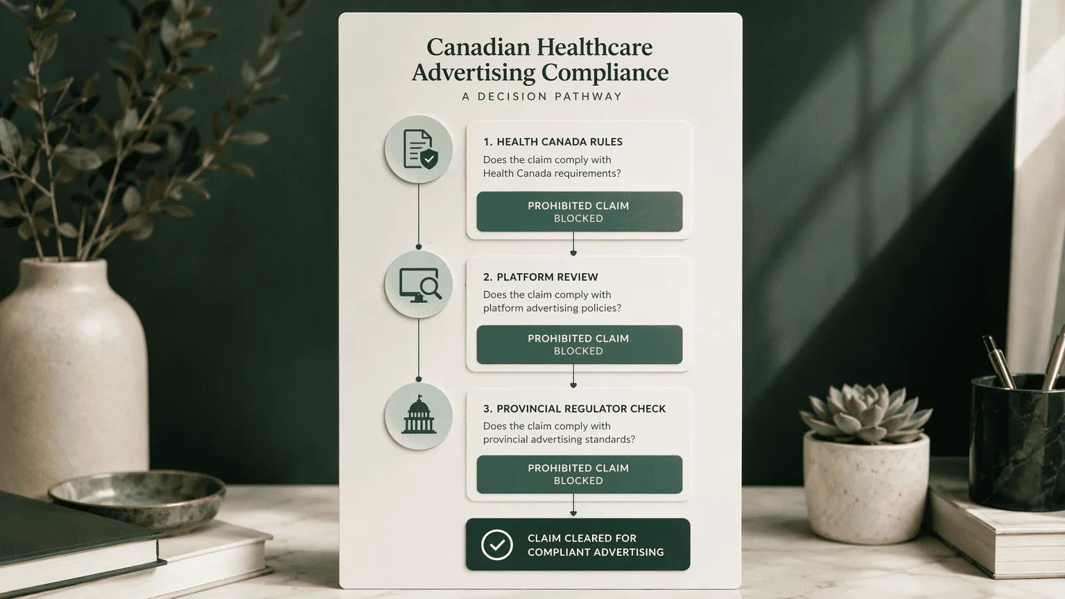 Illustration for Mastering Canadian Healthcare Advertising Compliance