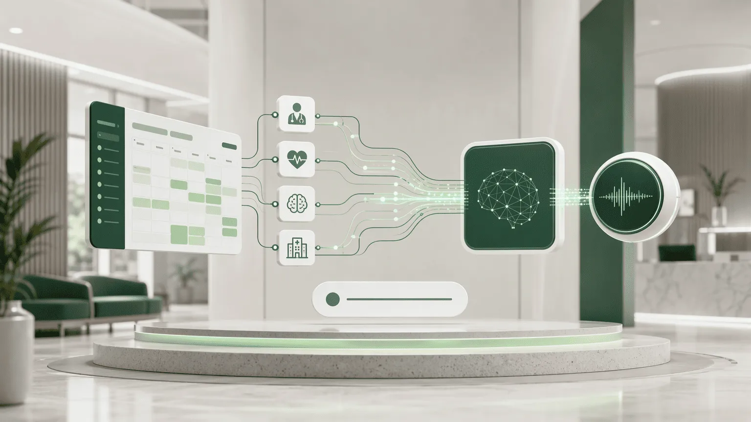 Illustration for 5. Next Health: AI-First Answer Engine Optimization Connecting Patients Directly to Provider Schedules