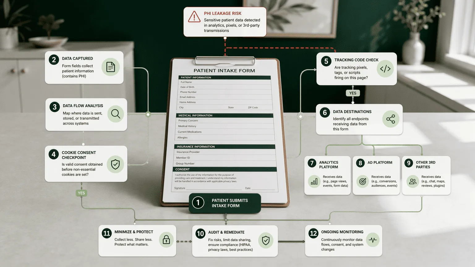Illustration for 1. Clinads: Audit-Grade Compliance and Patient-Attribution Platform