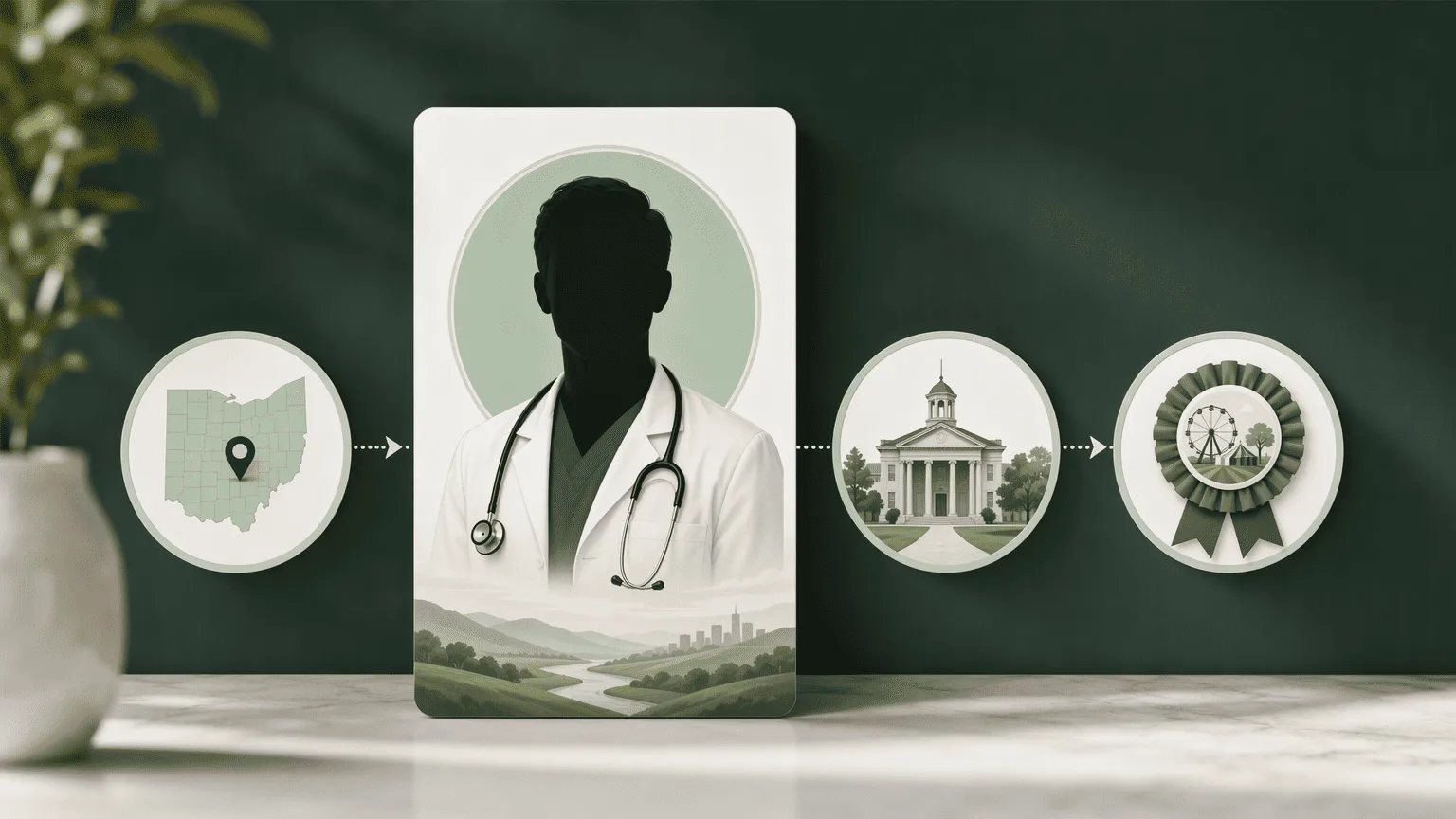 Illustration for Step 9: Differentiate With Provider Bios Tied to Ohio Community Roots