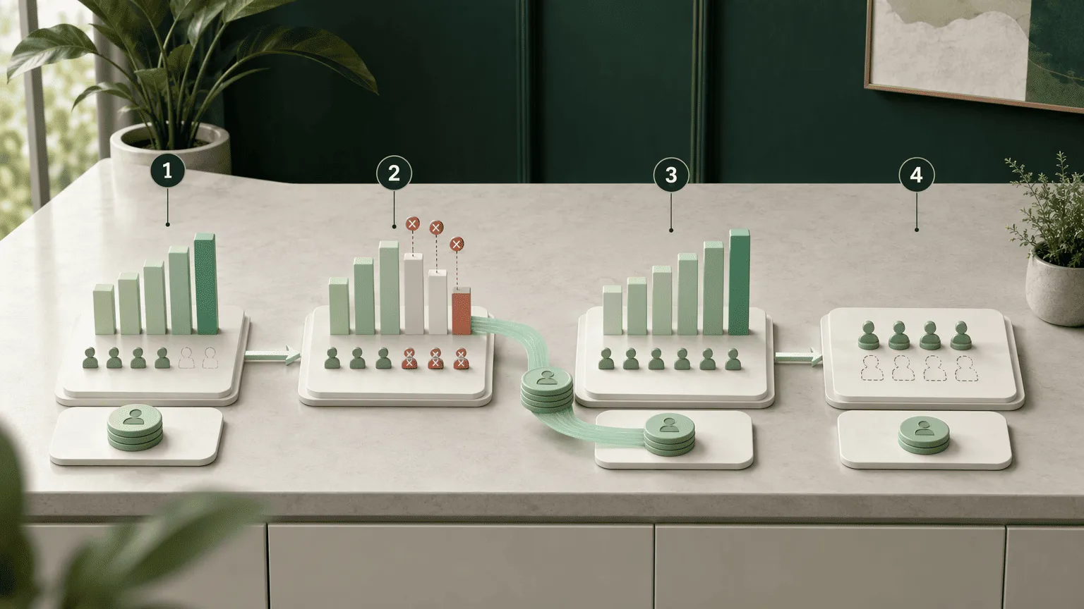 Illustration for Step 5: Integrate Capacity Constraints and Disqualification Data for Budget Allocation