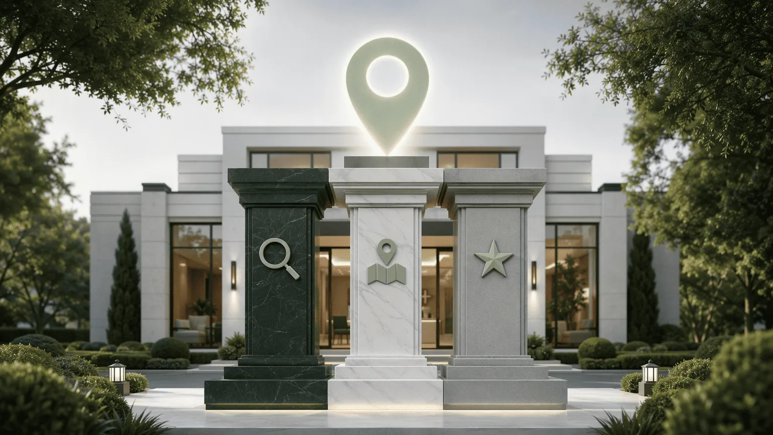 Illustration for Google’s Three Pillars That Decide Your Clinic’s Rank