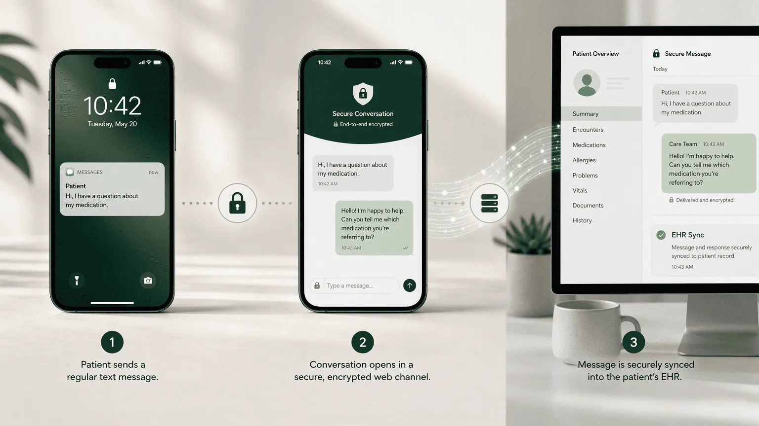 Illustration for 6. OhMD: Simple, Fast-Go-Live Texting Platform for Independent Practices