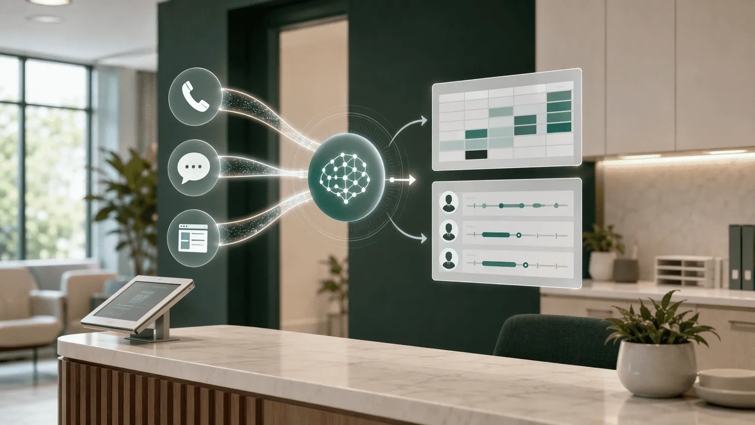 Illustration for Emerging AI Front-Desk Trends in 2026