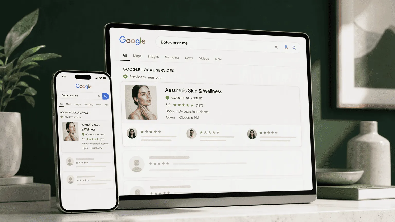 Illustration for 6. Google Local Services Ads & GBP-Optimized Patient Review Integration