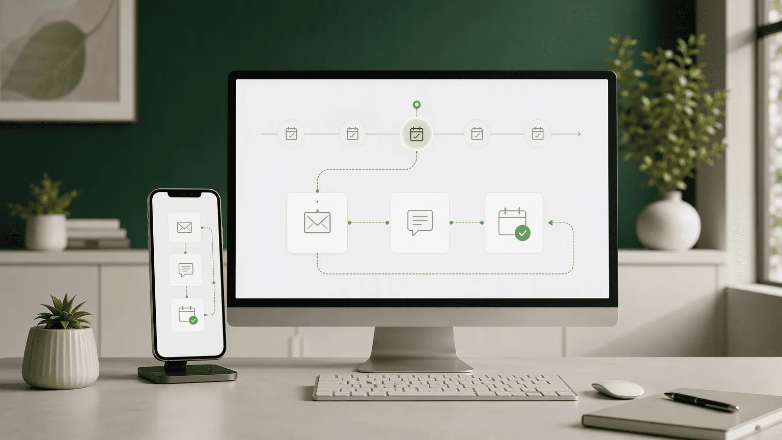 Illustration for Step 7: Plug Leaks with Automated Email and SMS Retention Campaigns