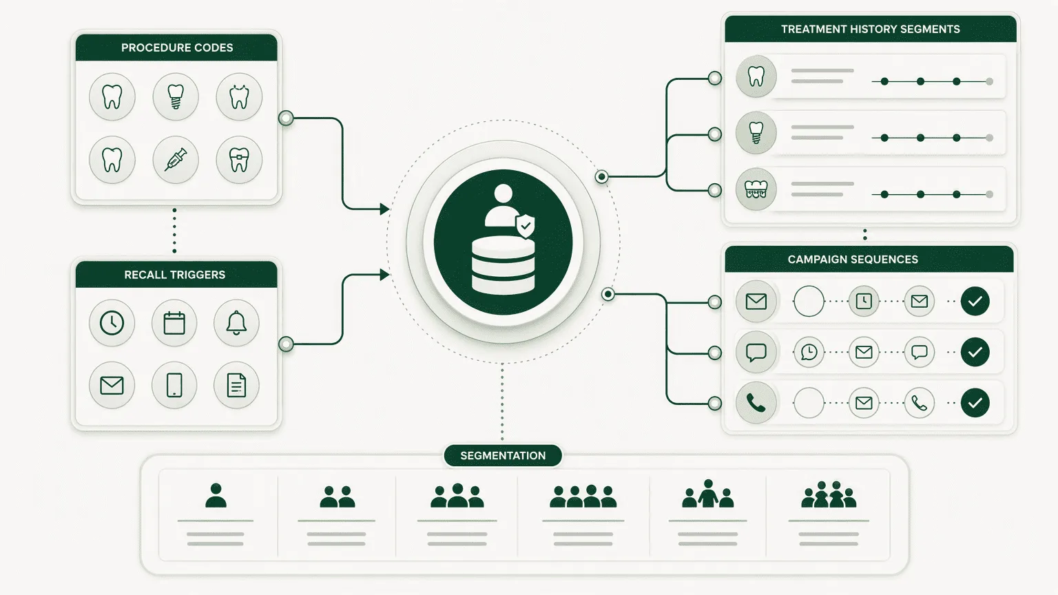 Illustration for 1. Clinads: A Unified CRM with Native Treatment-History Segmentation at the Core