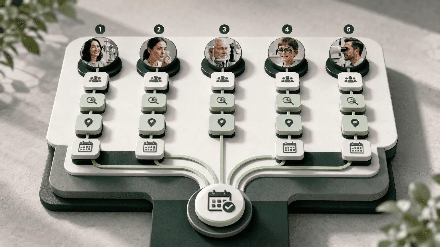 Illustration for How to Structure a Google Ads Campaign for Eye Exam Bookings