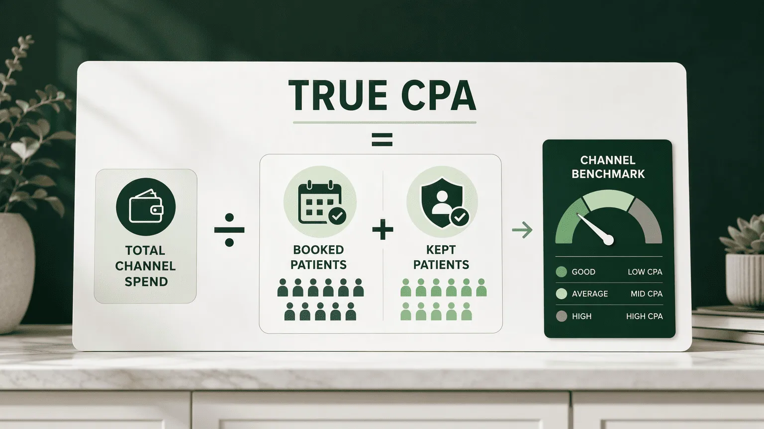 Illustration for Step 8: Calculate and Benchmark Your True Cost-Per-Acquisition (CPA)