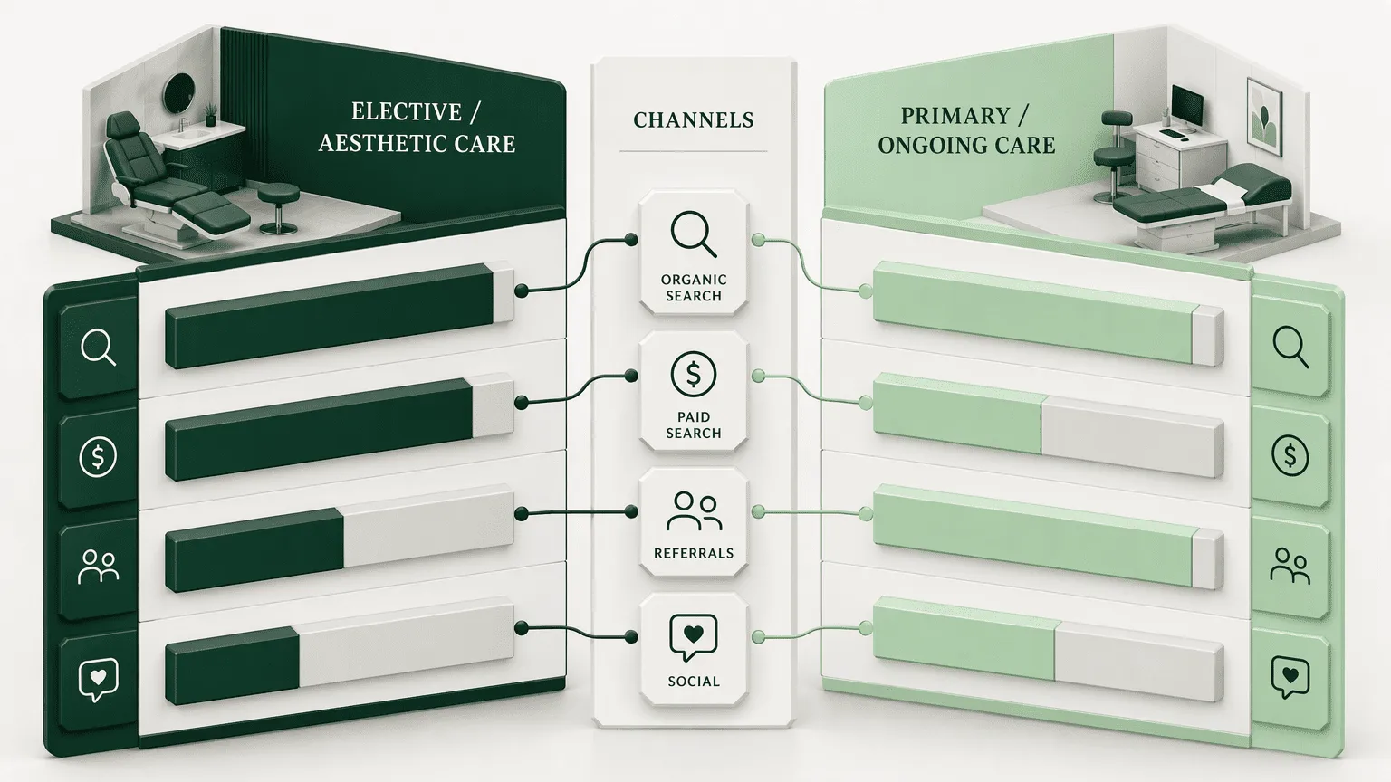 Illustration for Step 1: Define Your Patient Acquisition Sources by Specialty
