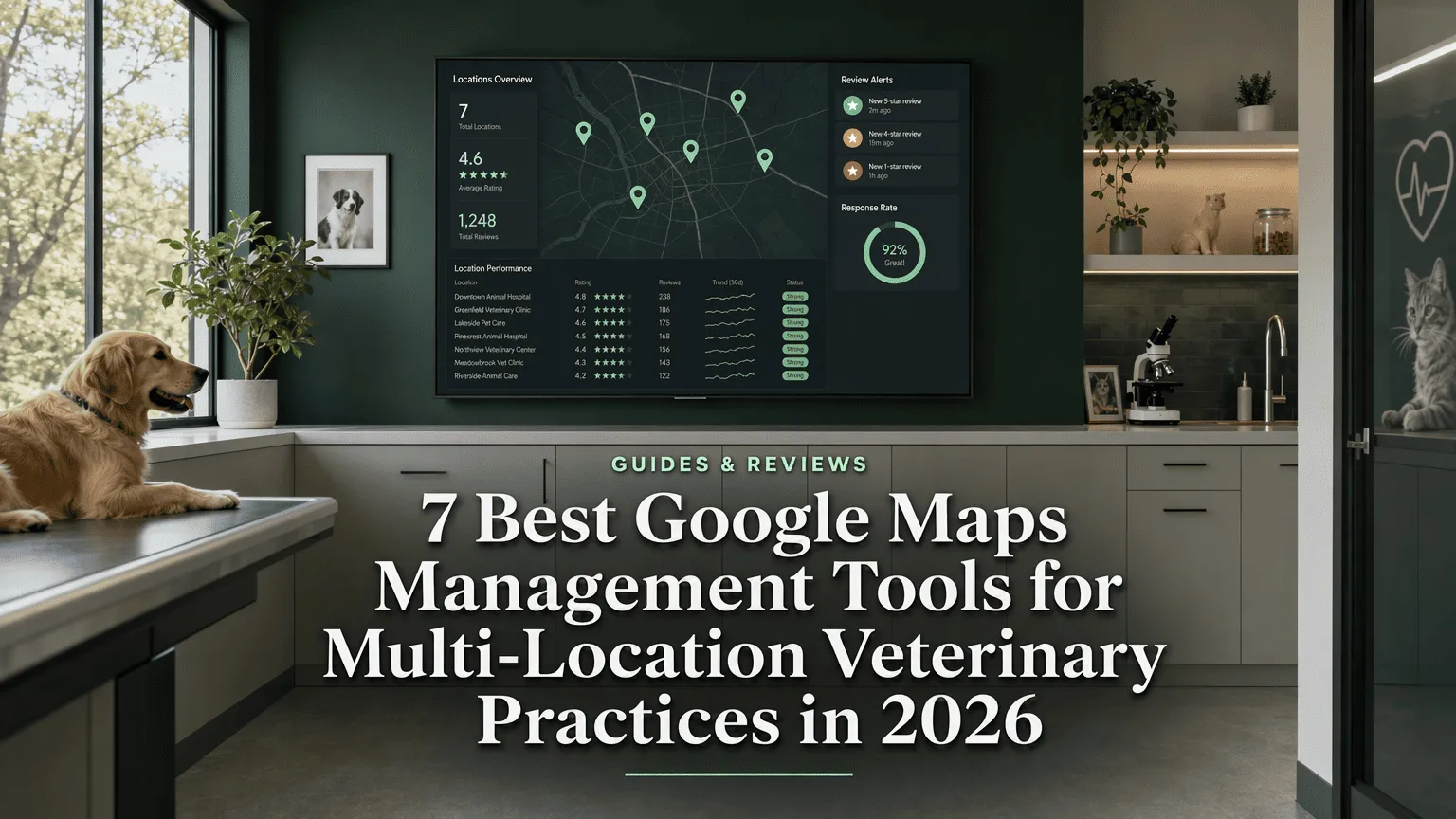 7 Best Google Maps Management Tools for Multi-Location Veterinary Practices in 2026