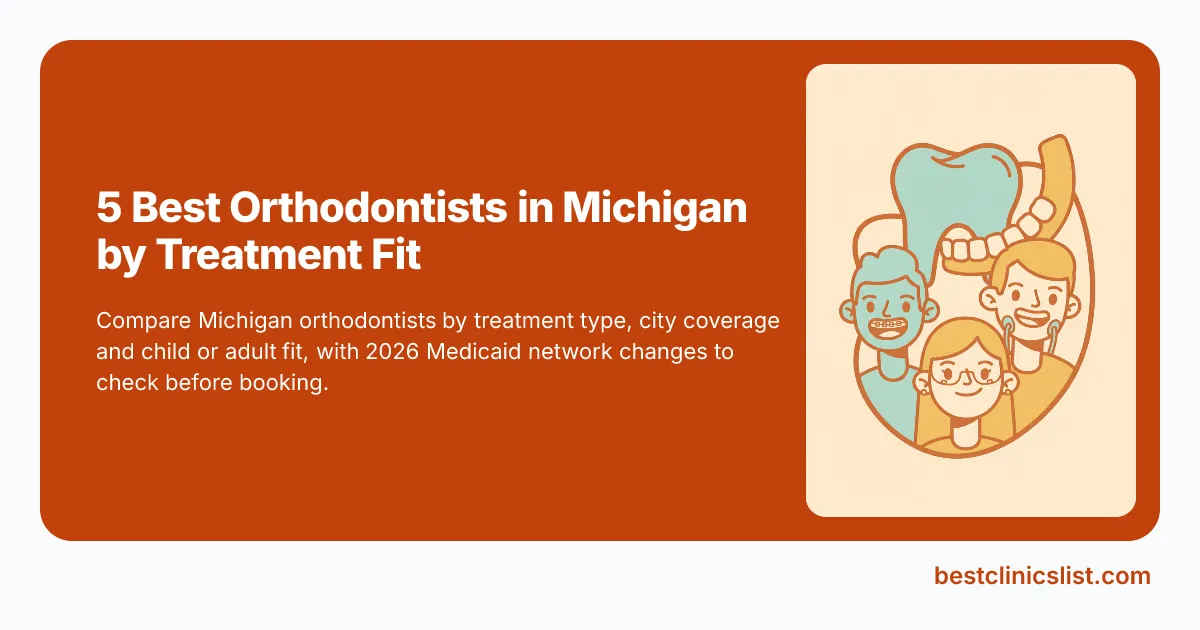 5 Best Orthodontists in Michigan by Treatment Fit
