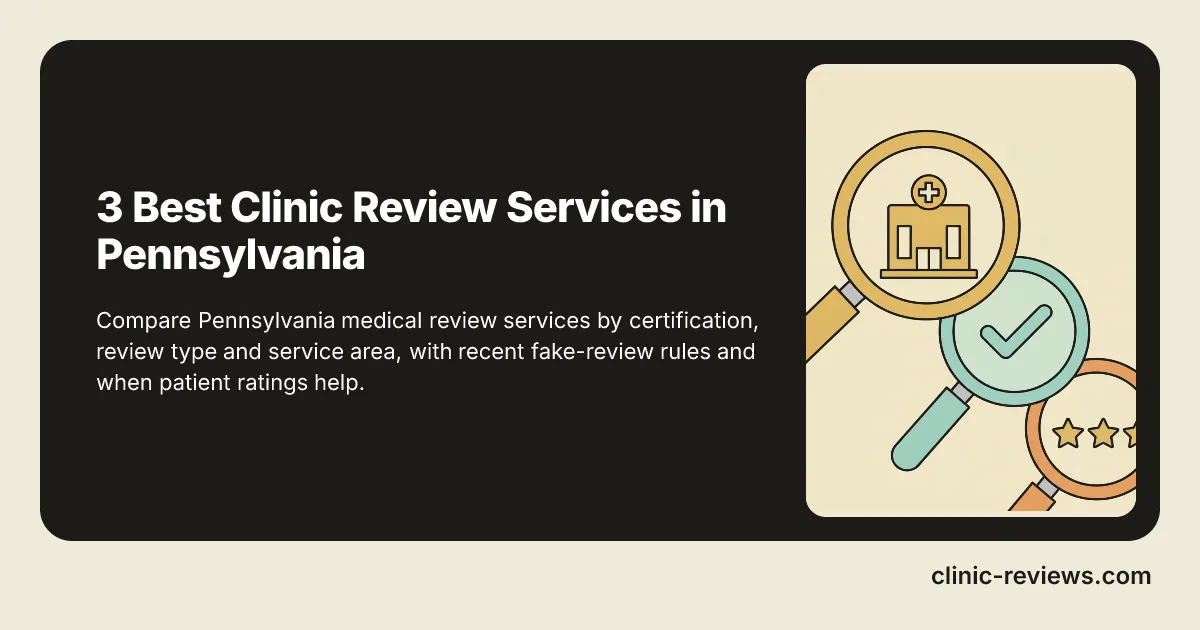 3 Best Clinic Review Services in Pennsylvania