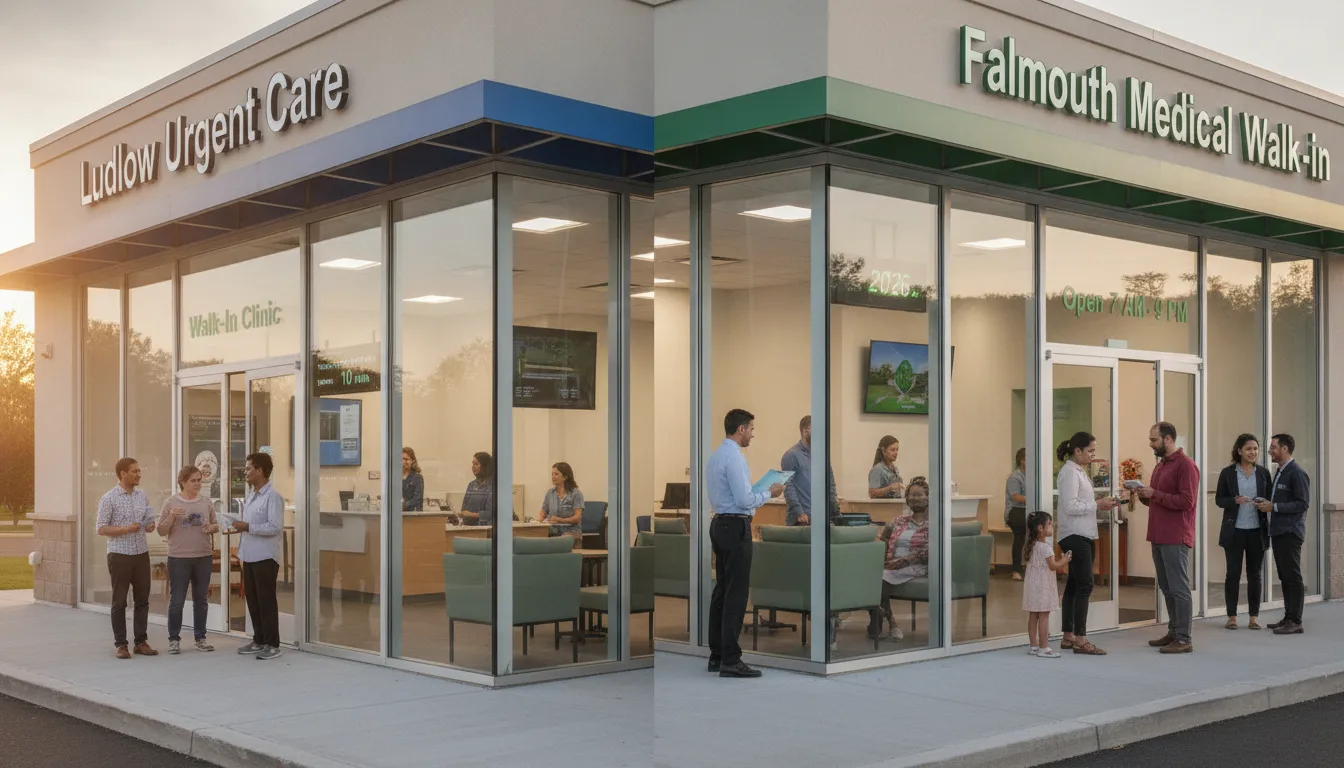 Urgent Care in Ludlow and Falmouth: Walk-In Guide (2026)